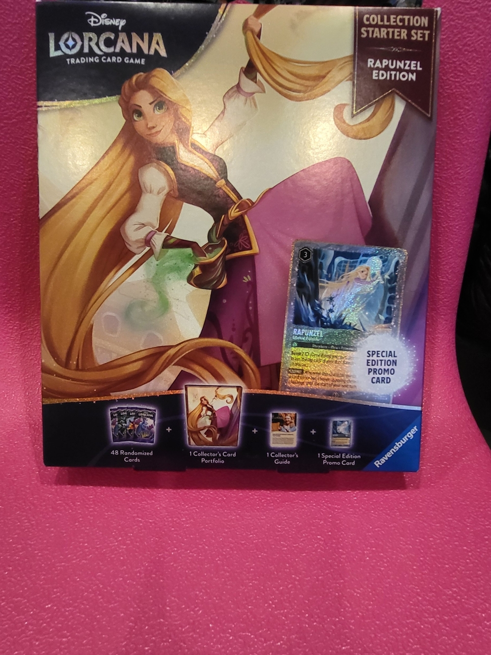 Brand New Unopened Disney Lorcana Rapunzel Edition Trading Card Game Box